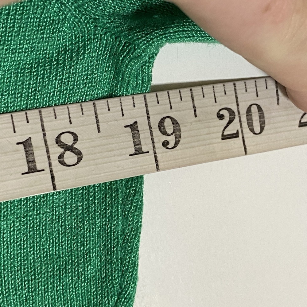 Joseph A Sweater Womens PXL Green Turtleneck Office Casual Comfortable Petite - Picture 15 of 16